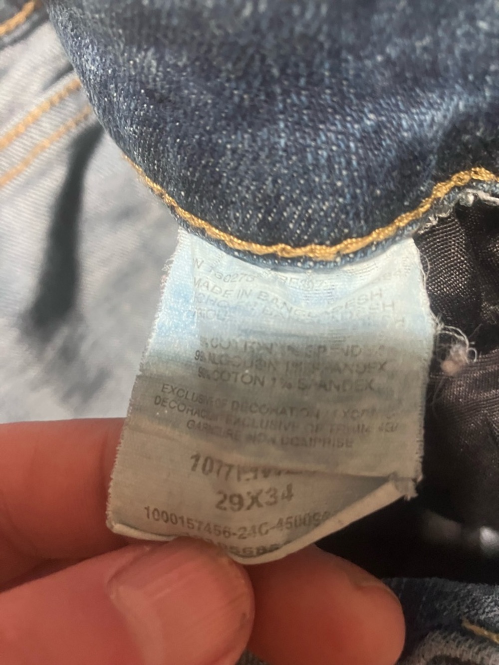 Wrangler Light Blue Denim Jeans with Leather Patch - Picture 5 of 5